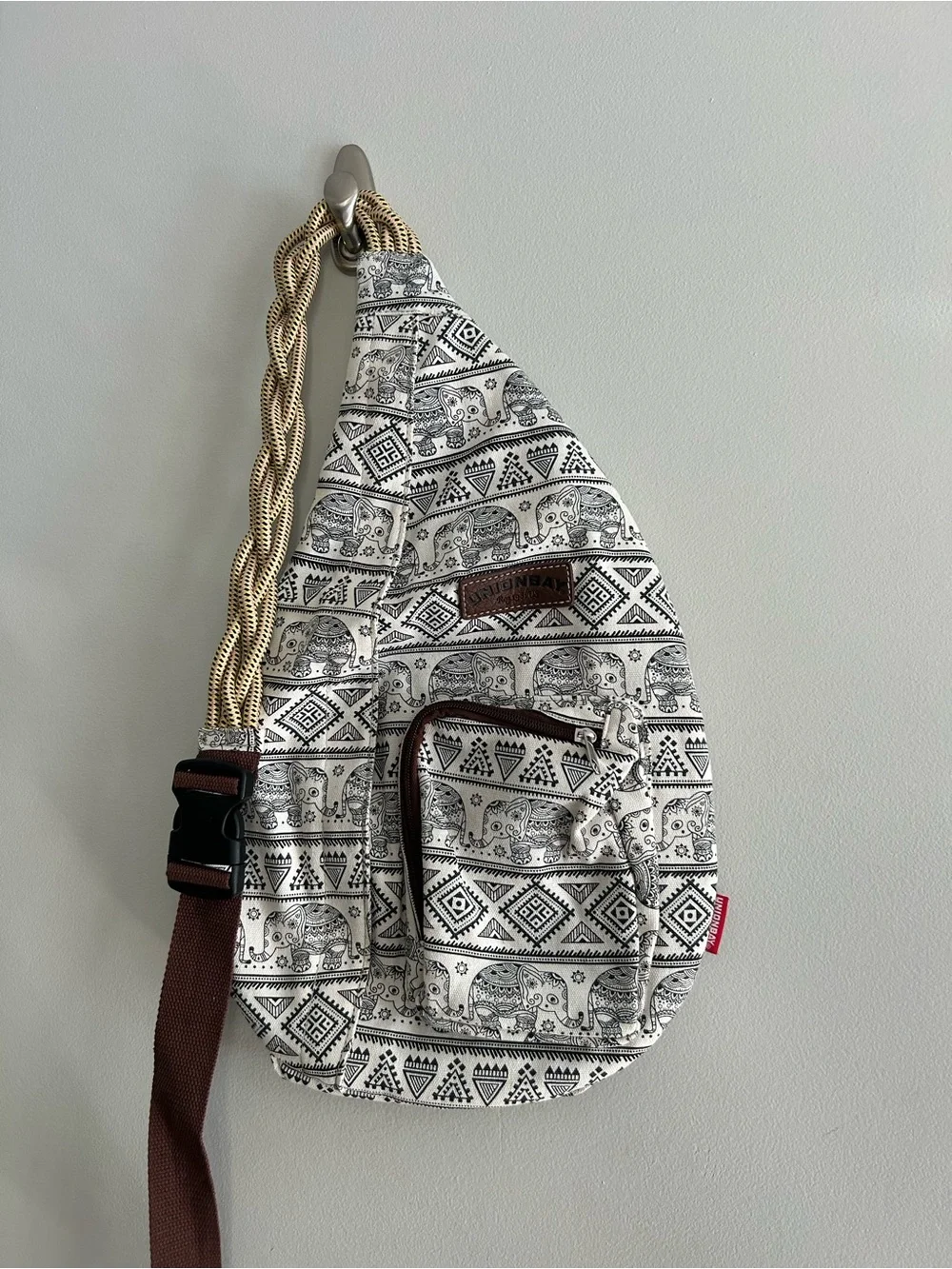 Union Bay Patterned Elephant shoulder Sling Bag